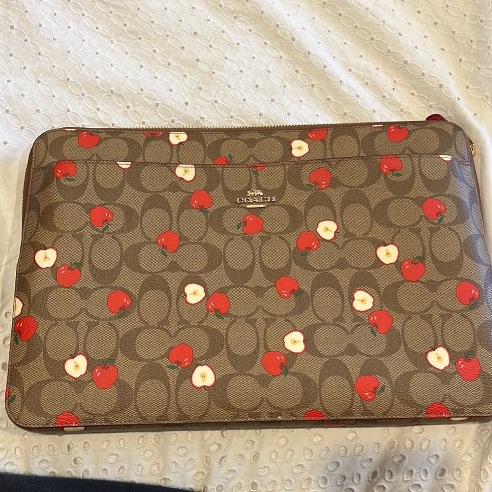 Brand new coach laptop sleeve